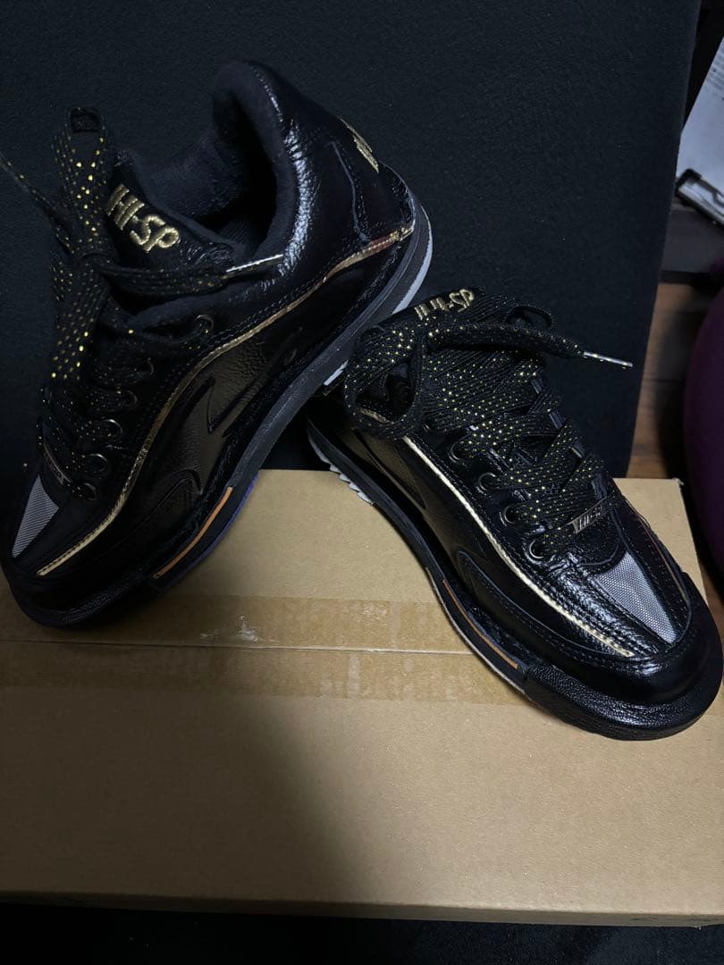 【obahan】HISP ボウリングシューズ リパップSTL 23.0EE