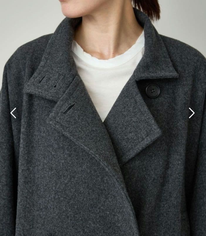 Curensology /メルトンスタンドカラーコート