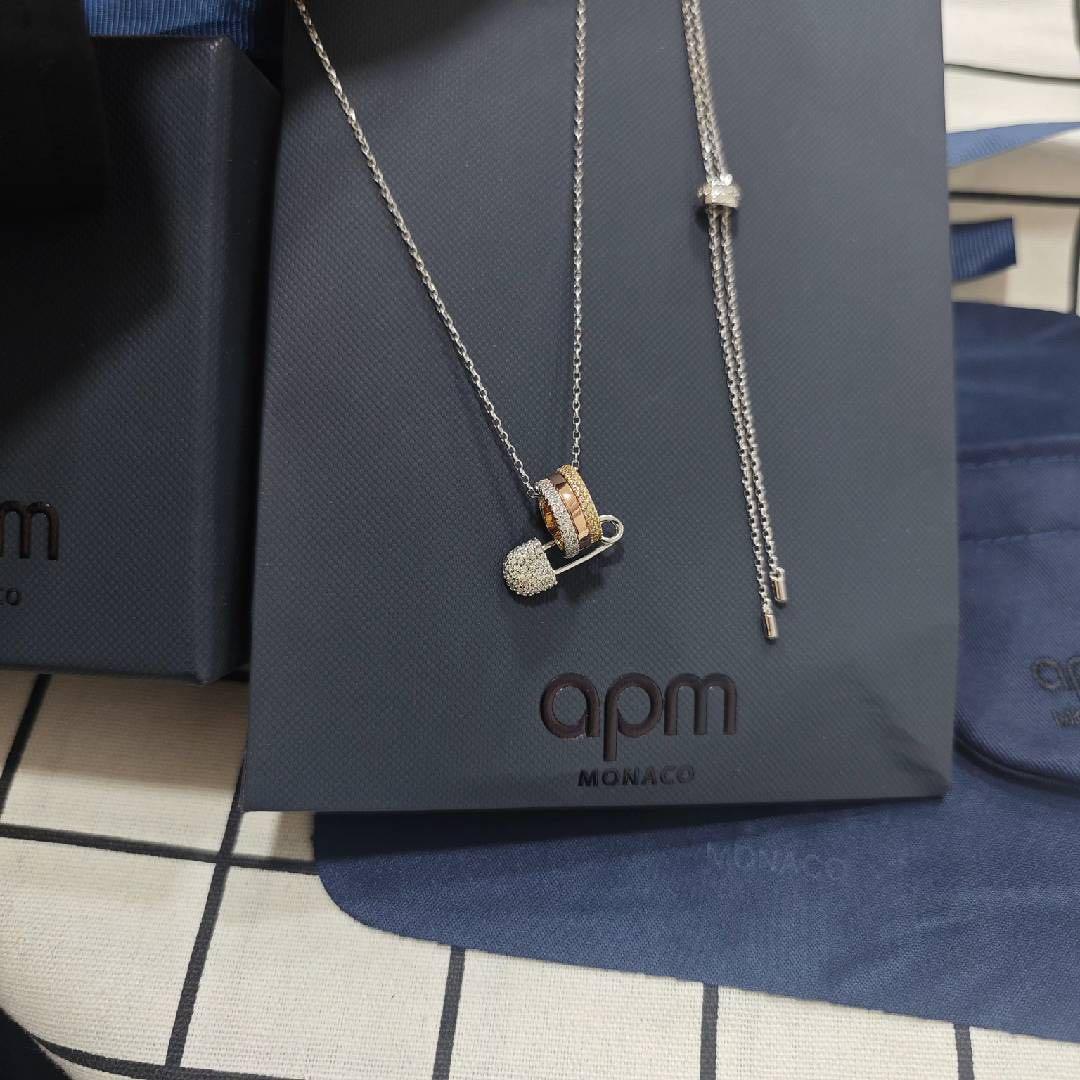 apm Monaco リングモチーフ ネックレス.s925.