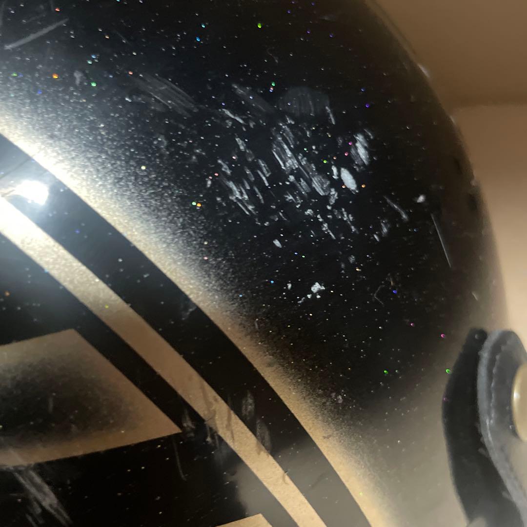 コルク半　日章　ラメ　三つボタン