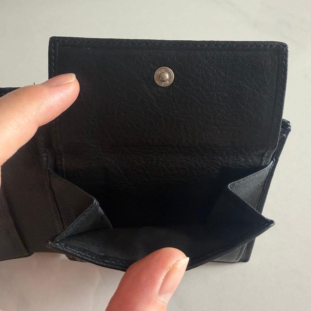 BVLGARI 二つ折り財布 ブラック 33403