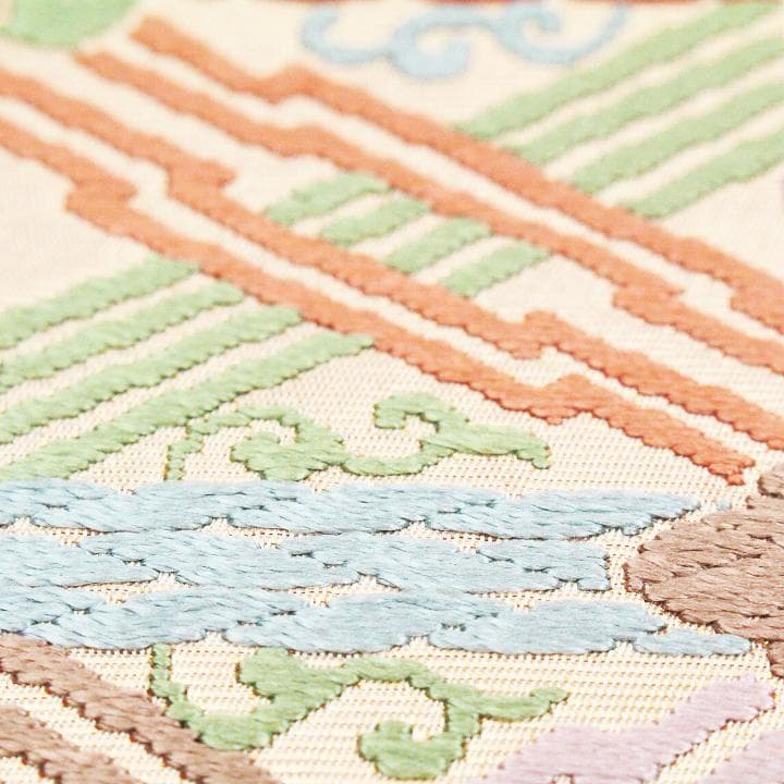 おまとめ　まりまりです　艶やかな【有職文様】～道長唐窠文～　美品の袋帯