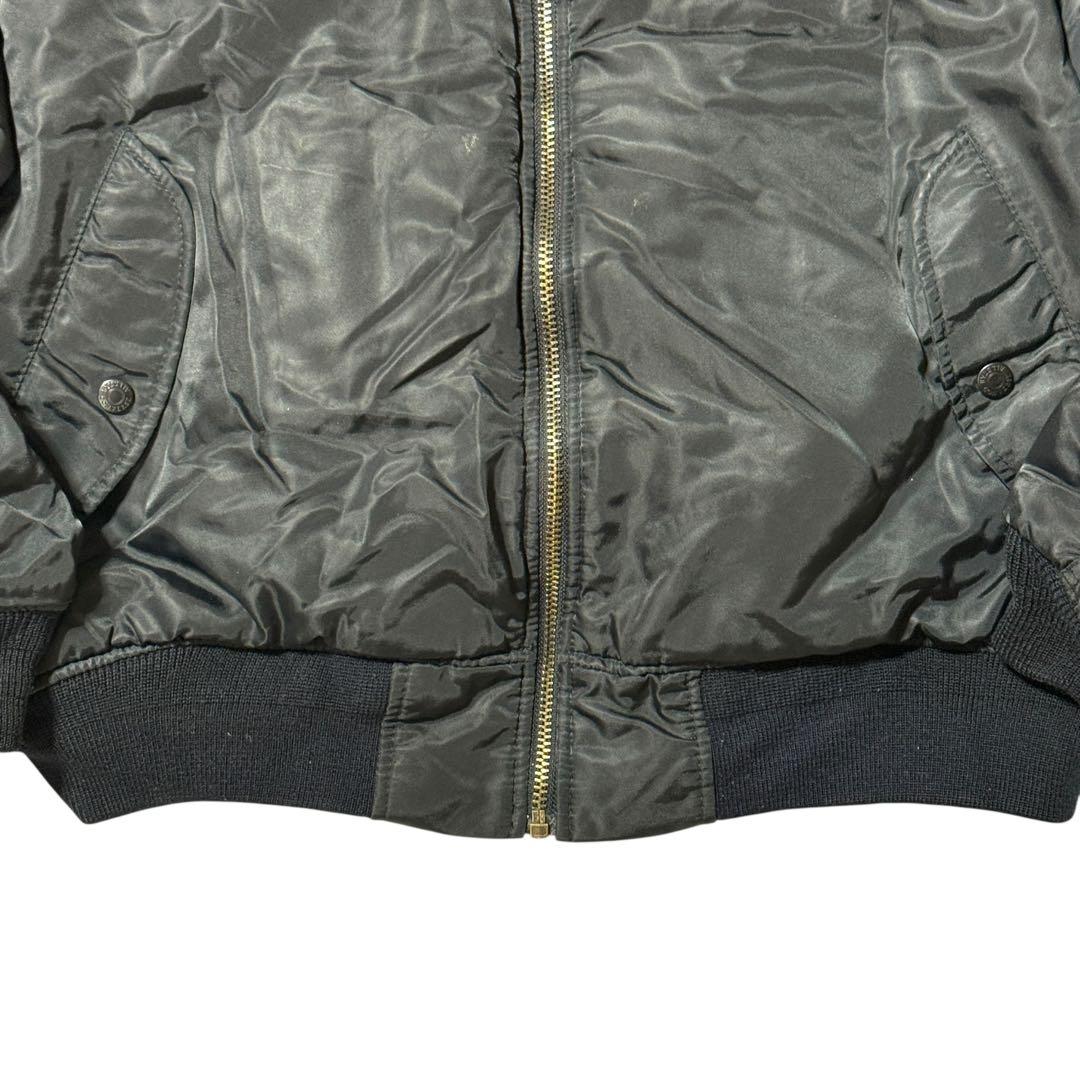 コンバース フライトジャケット ナイロンジャケット MA-1 ダークネイビー