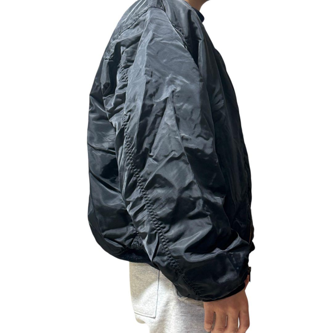 コンバース フライトジャケット ナイロンジャケット MA-1 ダークネイビー