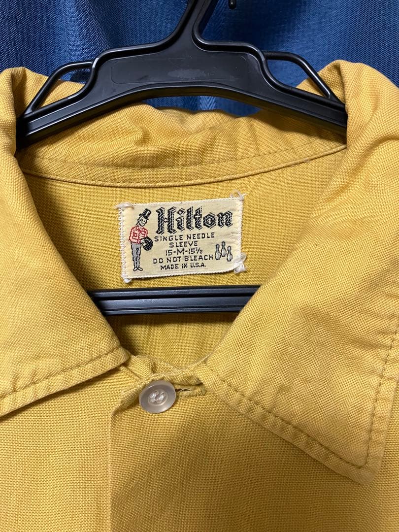 Hilton イエロー シャツ SIGNAL OFFICE 希少