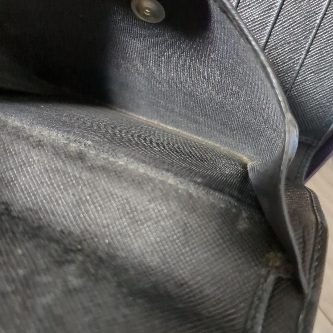 箱付き　 プラダ サフィアーノ M170 トライアングルロゴ 三つ折り財布