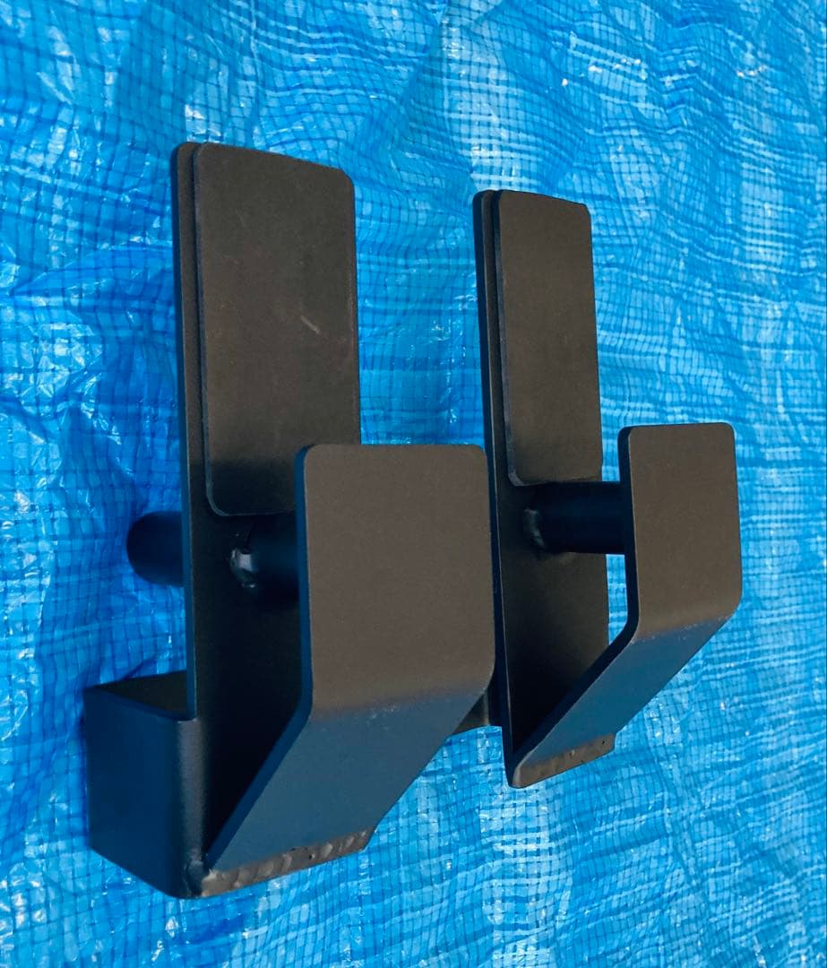 GENKI製　Jフック（60-25）　ロングタイプ　（黒ゴムクッション）