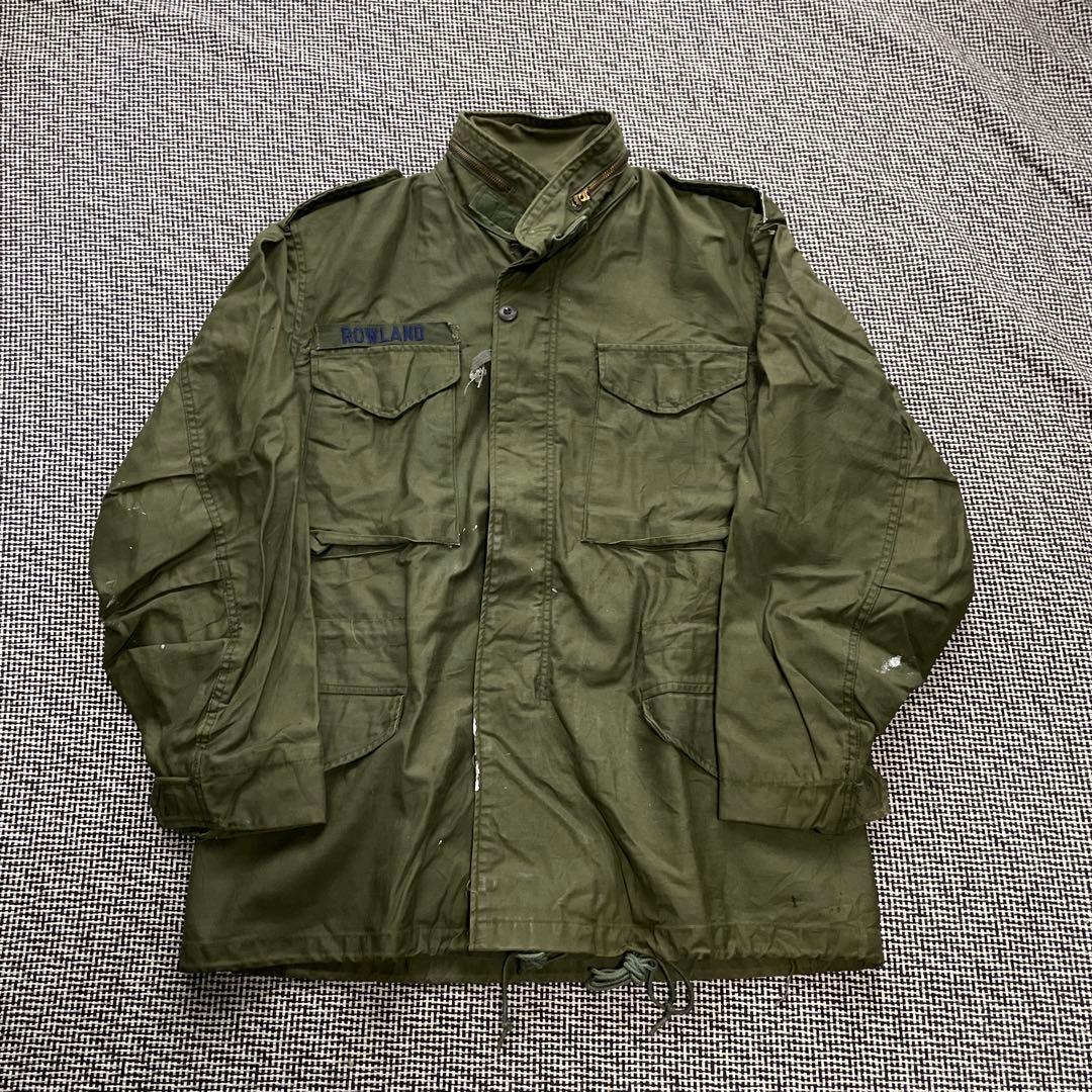 80s US ARMY 米軍実物 M-65 フィールドジャケット M-R 3rd