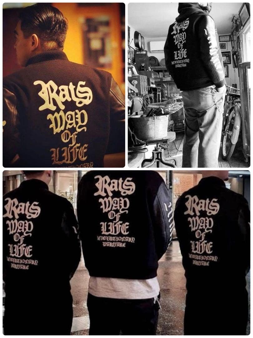 TENDERLOIN x WTAPS x RATS レザー スタジャン XL