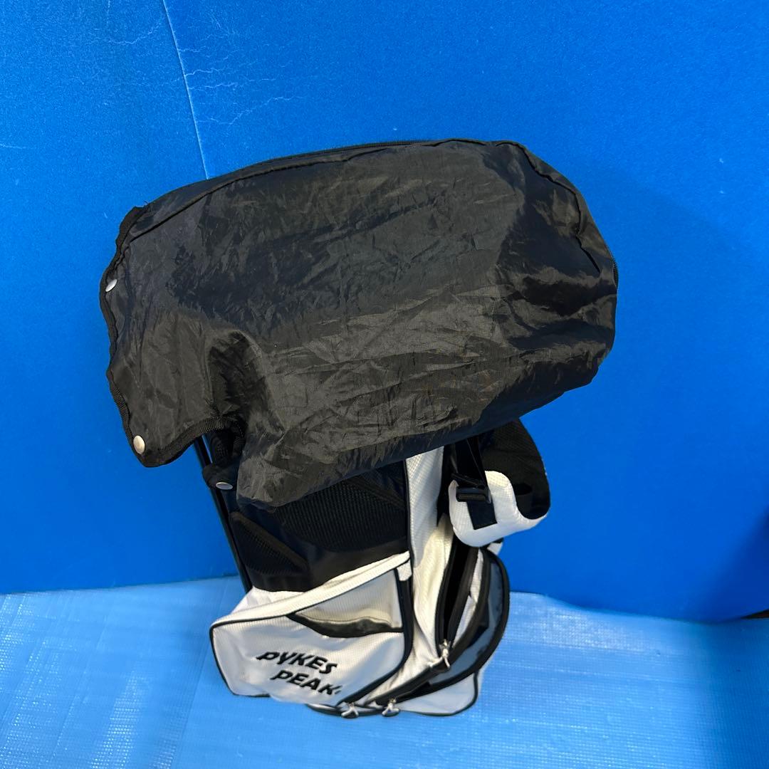 PYKES PEAK キャディバッグ ホワイト・ブラック