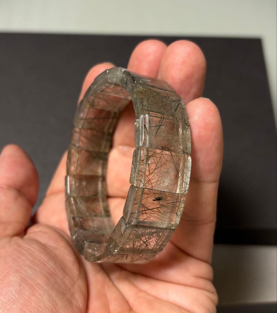 グリーンルチル バングル（鑑別書付）