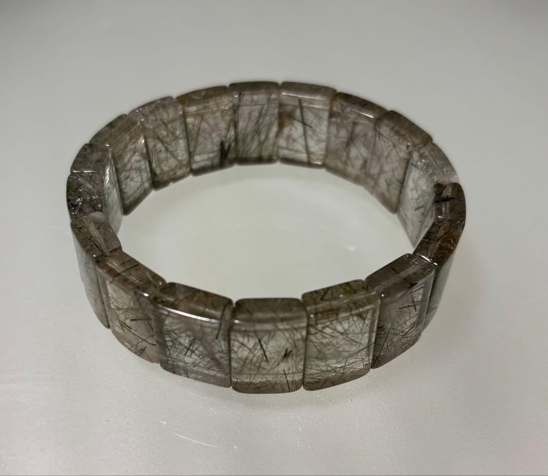 グリーンルチル バングル（鑑別書付）