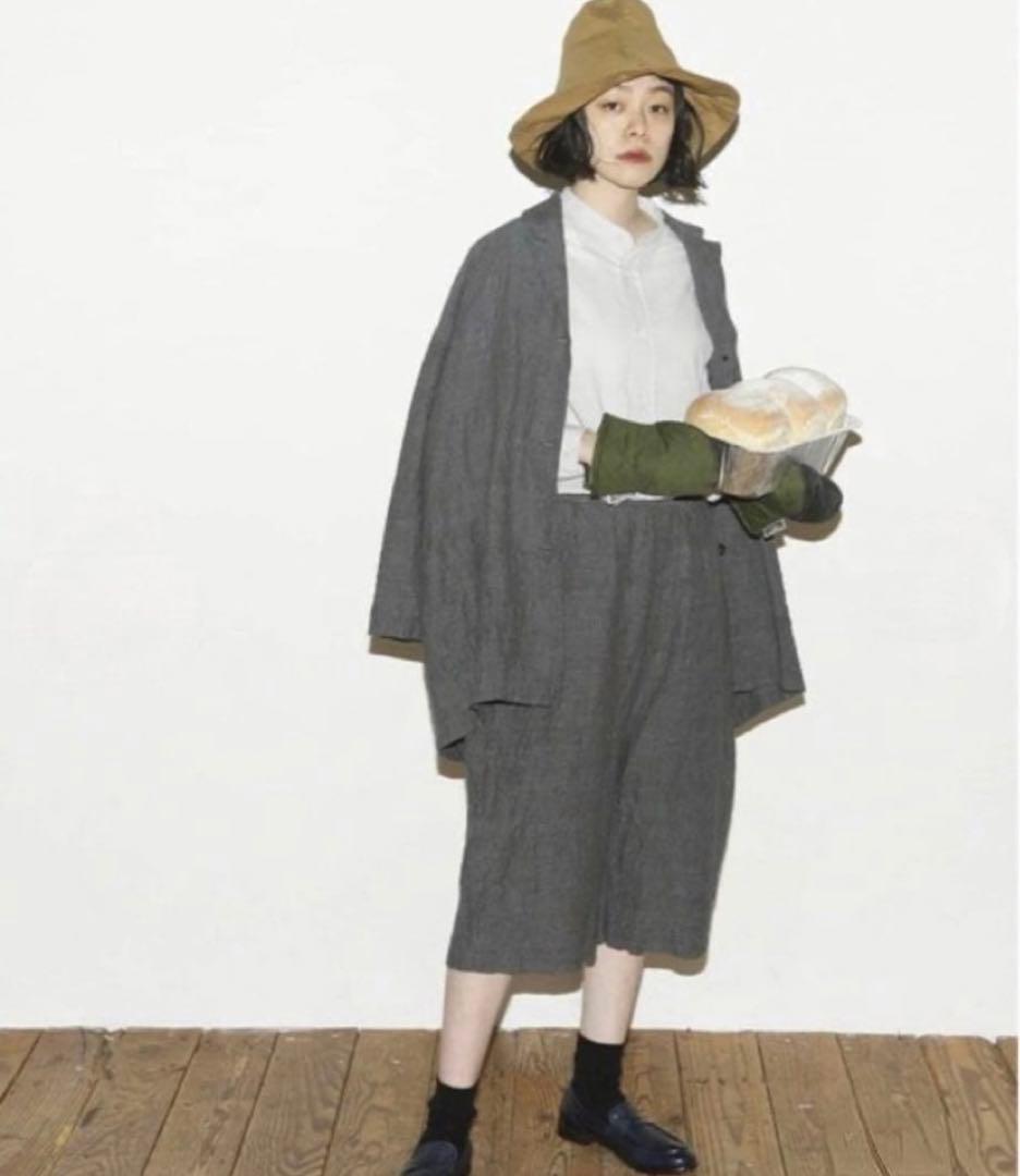 ジャーナルスタンダードラックス グレンチェックリネン コモドジャケット