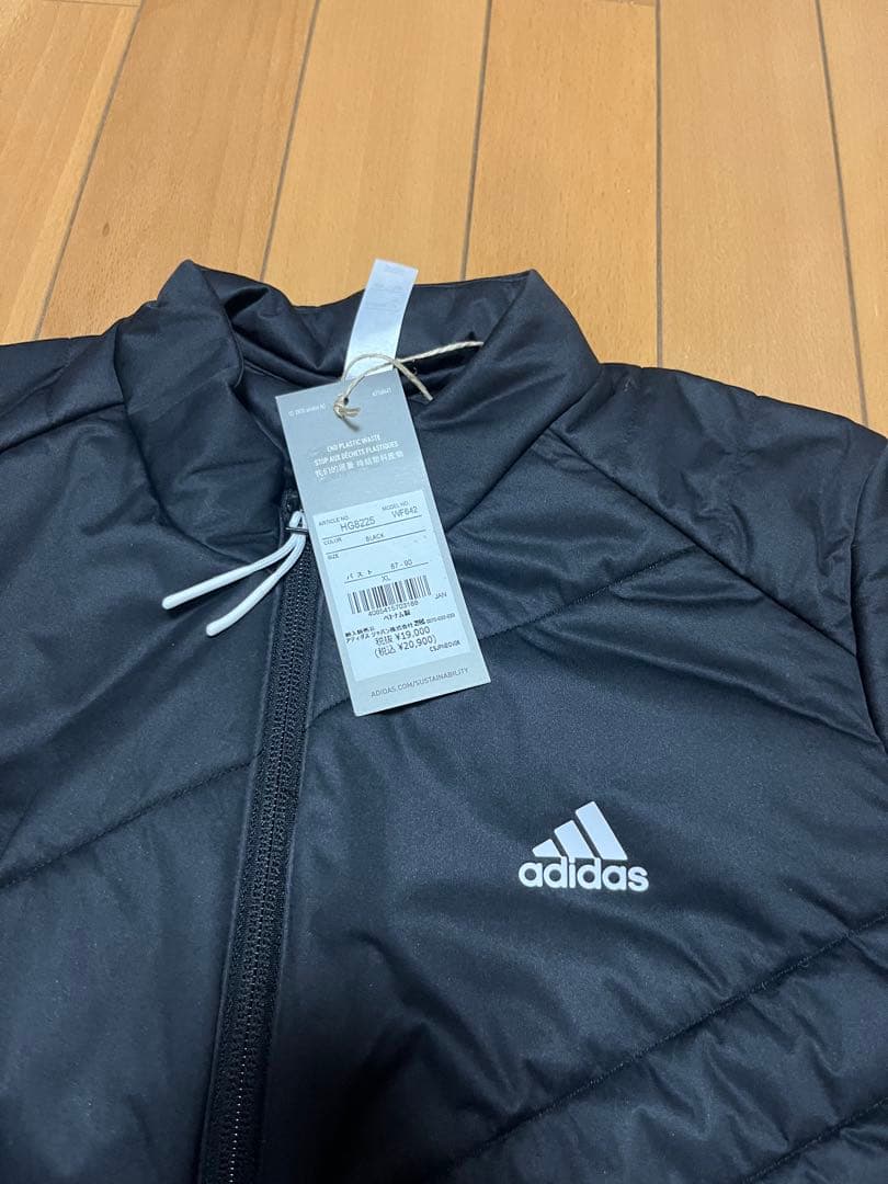 新品　XL Lアディダス　adidas　ゴルフ　秋冬物ジャケット&スカート 黒