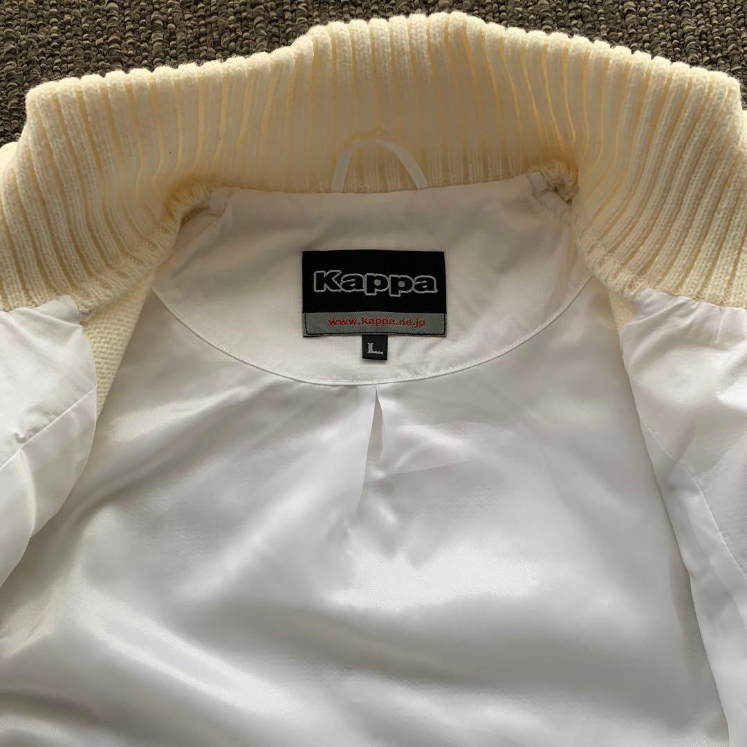 【新品・未使用品】　カッパ　Kappa ゴルフ　ニット　ブルゾン　異素材　L