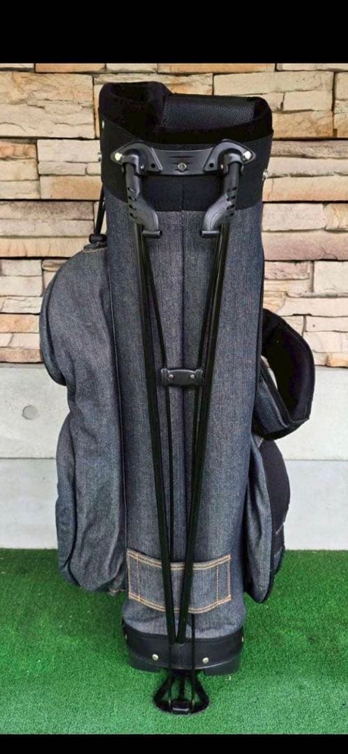 EVISU GOLF デニムキャディバッグ　8分割モデル　スタンド機能付き