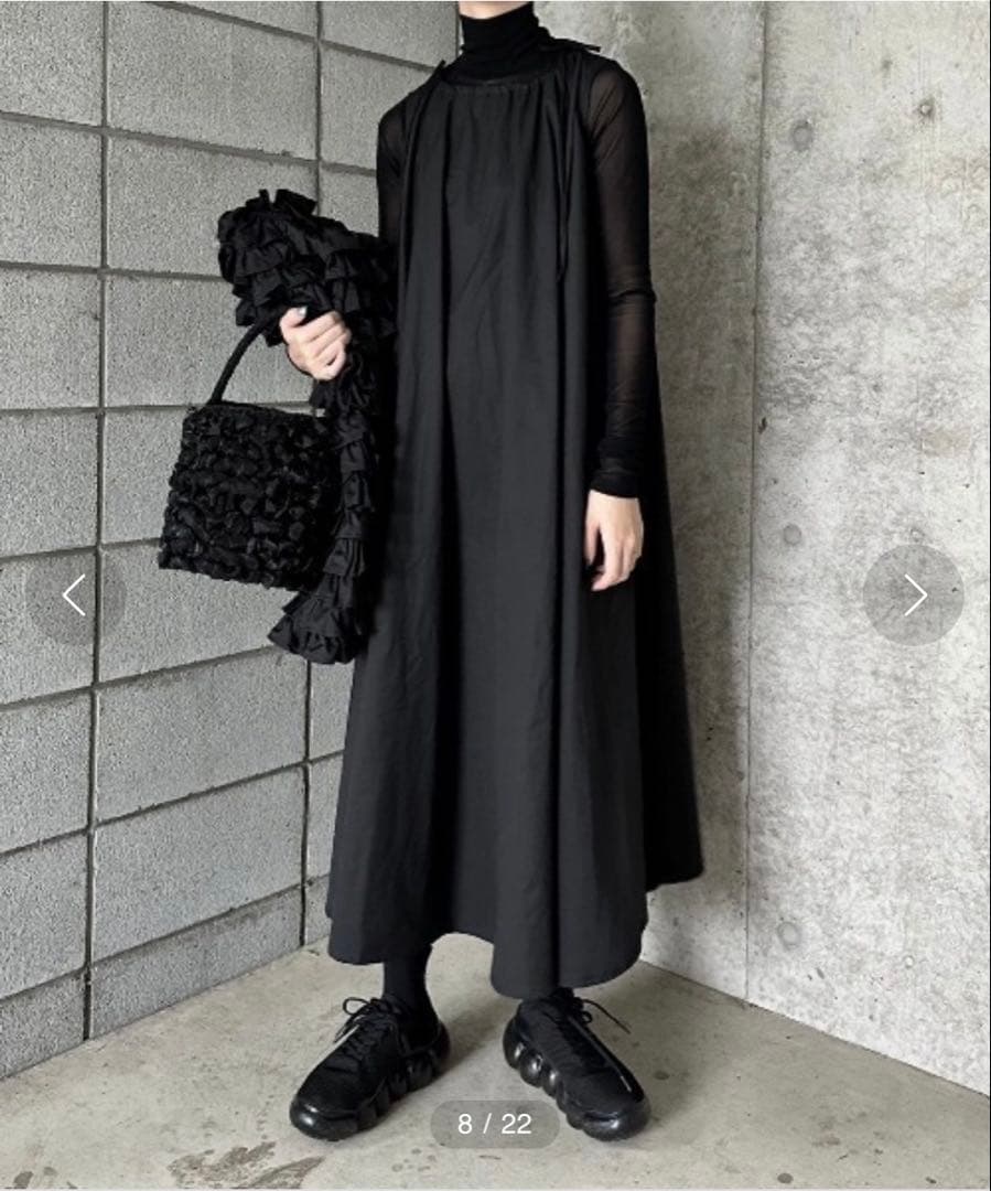 Aya × CAROLINA GLASER / フリルボレロ付き ワンピース