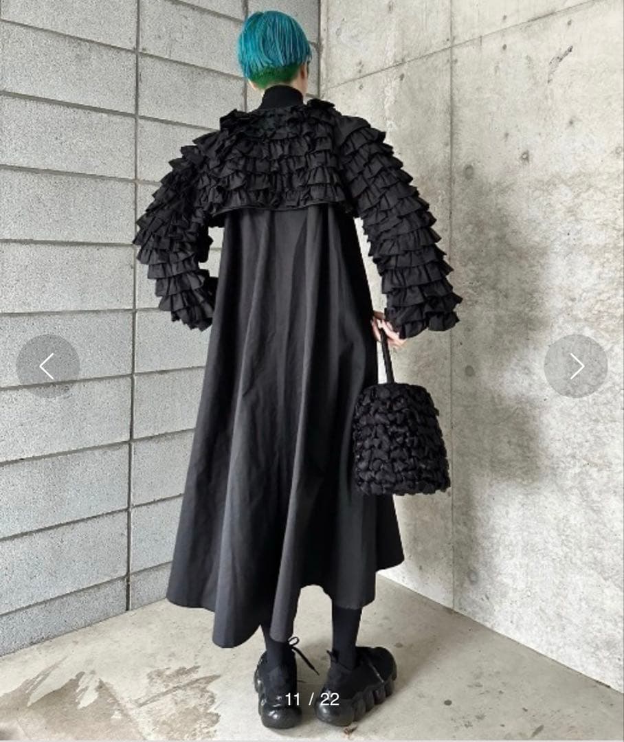 Aya × CAROLINA GLASER / フリルボレロ付き ワンピース