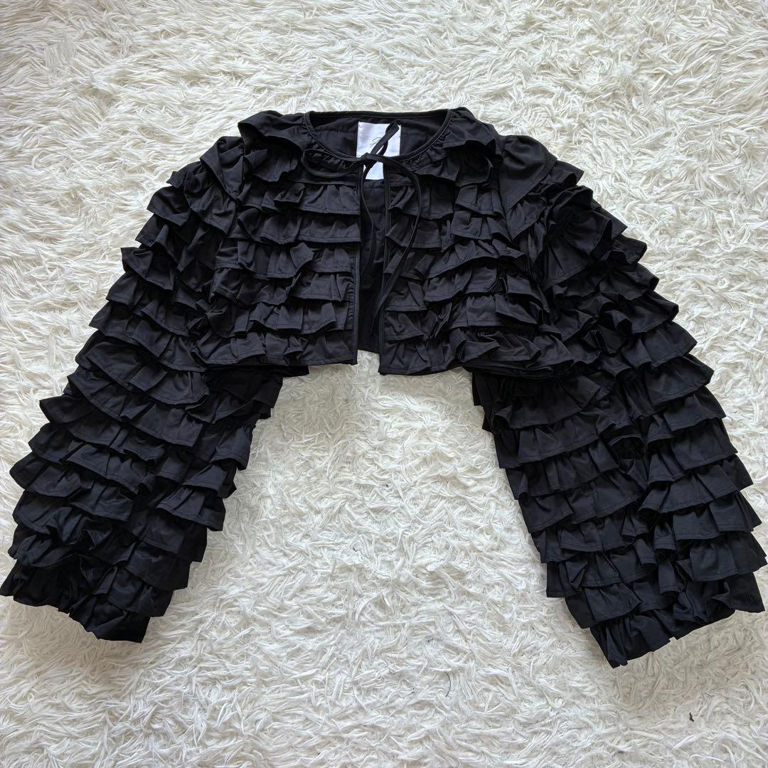 Aya × CAROLINA GLASER / フリルボレロ付き ワンピース