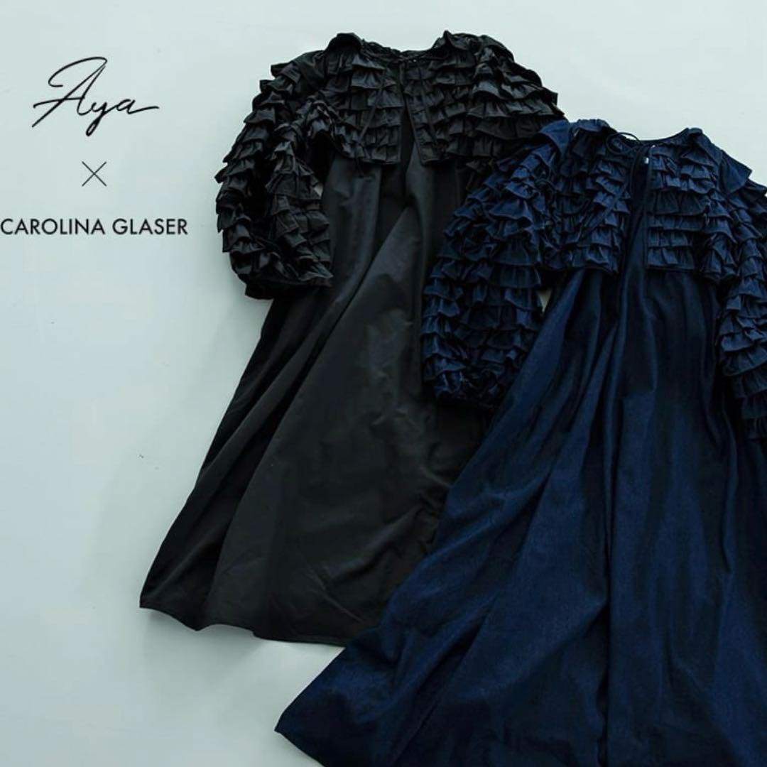 Aya × CAROLINA GLASER / フリルボレロ付き ワンピース