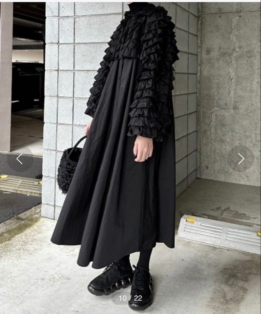 Aya × CAROLINA GLASER / フリルボレロ付き ワンピース