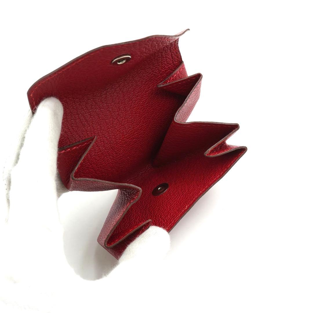 ✨未使用展示品✨　HERMES ケース　小銭入れ　ル・ヴァンキャトル　赤色