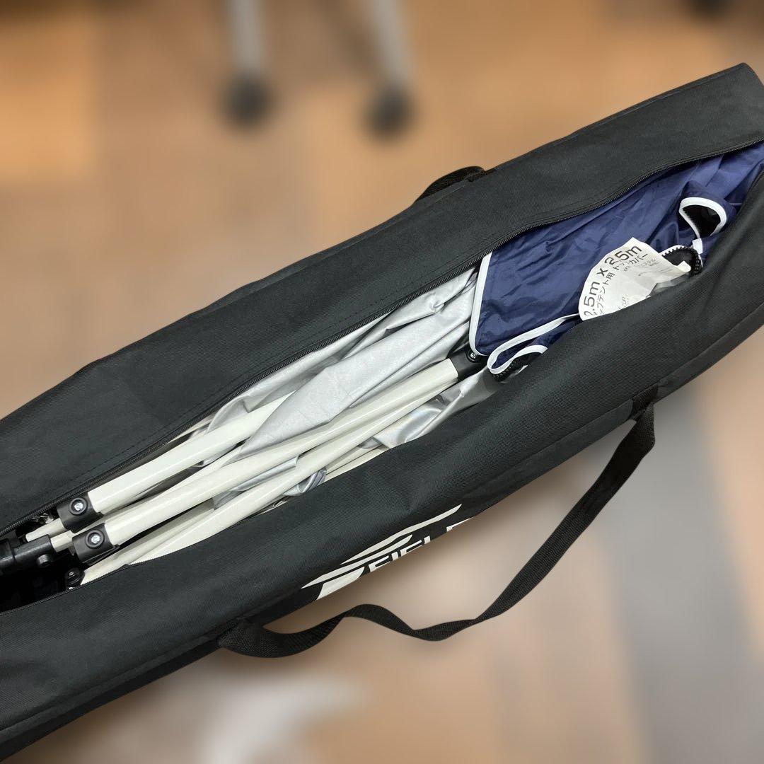 FIELDOOR ワンタッチタープテント 2.5×2.5 ネイビー