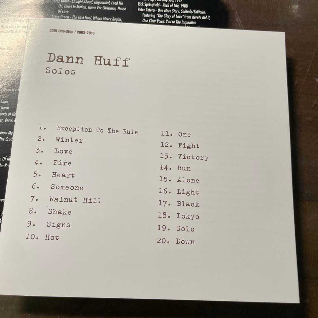 AOR CD ダン・ハフ/Dann Huff Solos