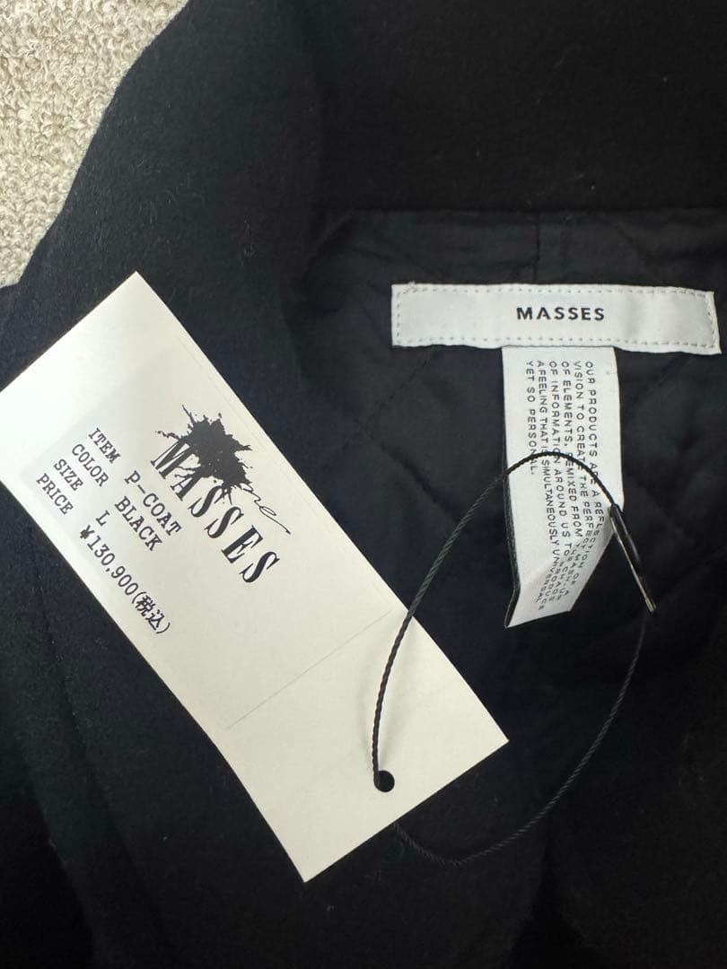 MASSES P-COAT Ｌサイズ マシス ピーコート キムタク着