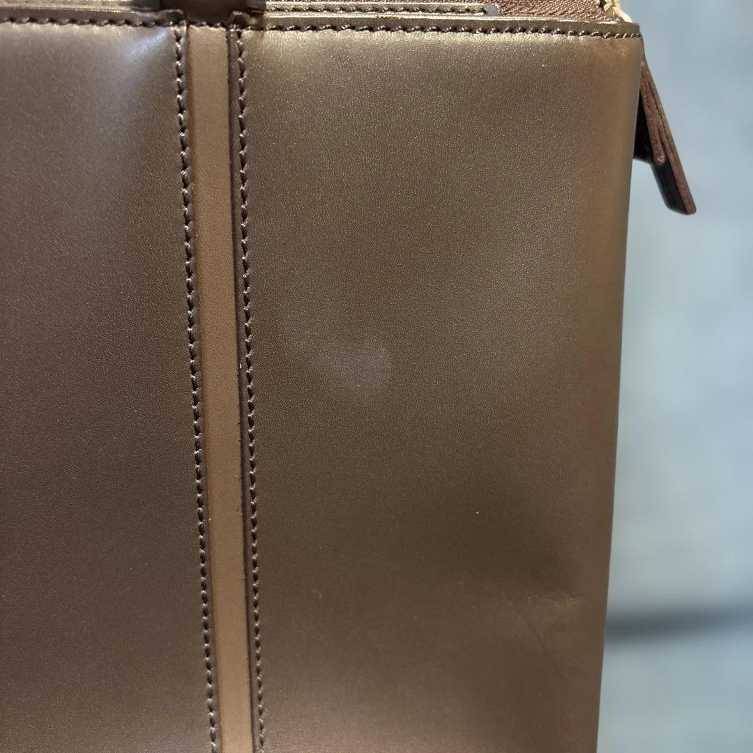 値下げしました【Burberry】ブラウンレザー ビジネスバッグ