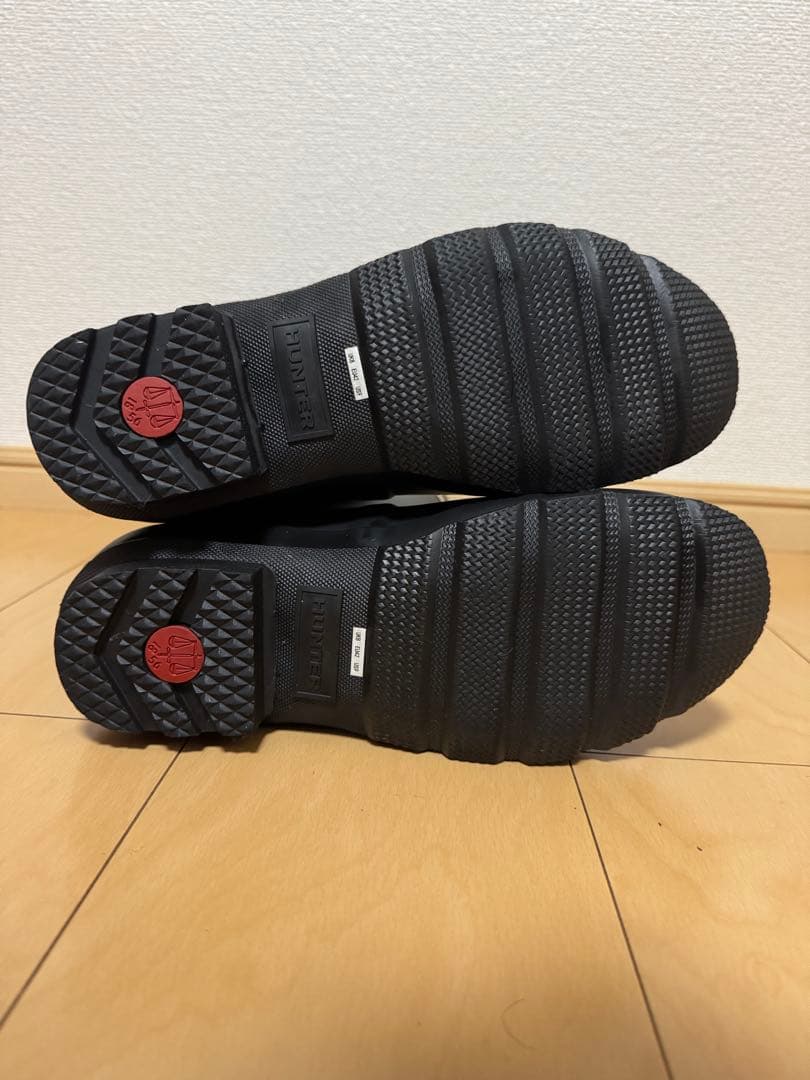 HUNTER メンズ オリジナル トール レインブーツ ブラック 長靴 27cm