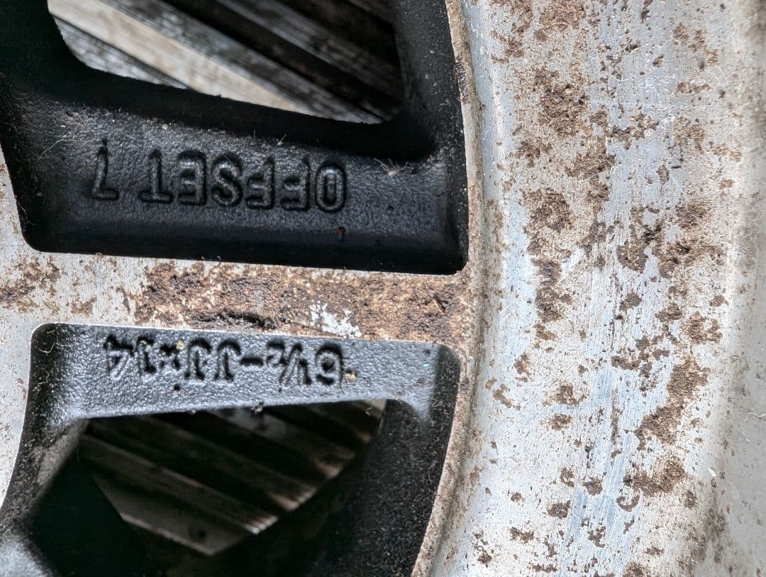 ハヤシ14インチアルミホイール　当時物