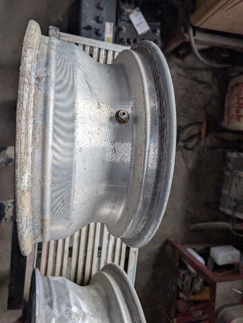 ハヤシ14インチアルミホイール　当時物