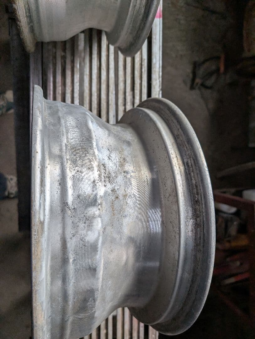 ハヤシ14インチアルミホイール　当時物