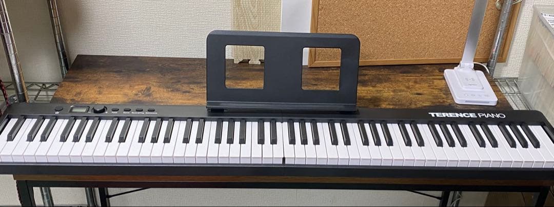 瀧511久 TERENCE PIANO 電子ピアノ 88鍵盤 折りたたみ式 軽量