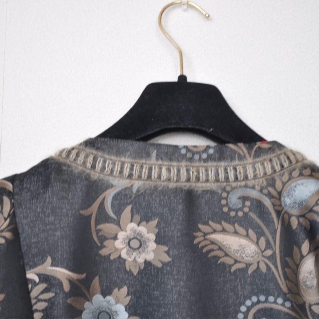 未使用 フィロソフィ ド アルベルタ フェレッティ ノーカラージャケット 花柄