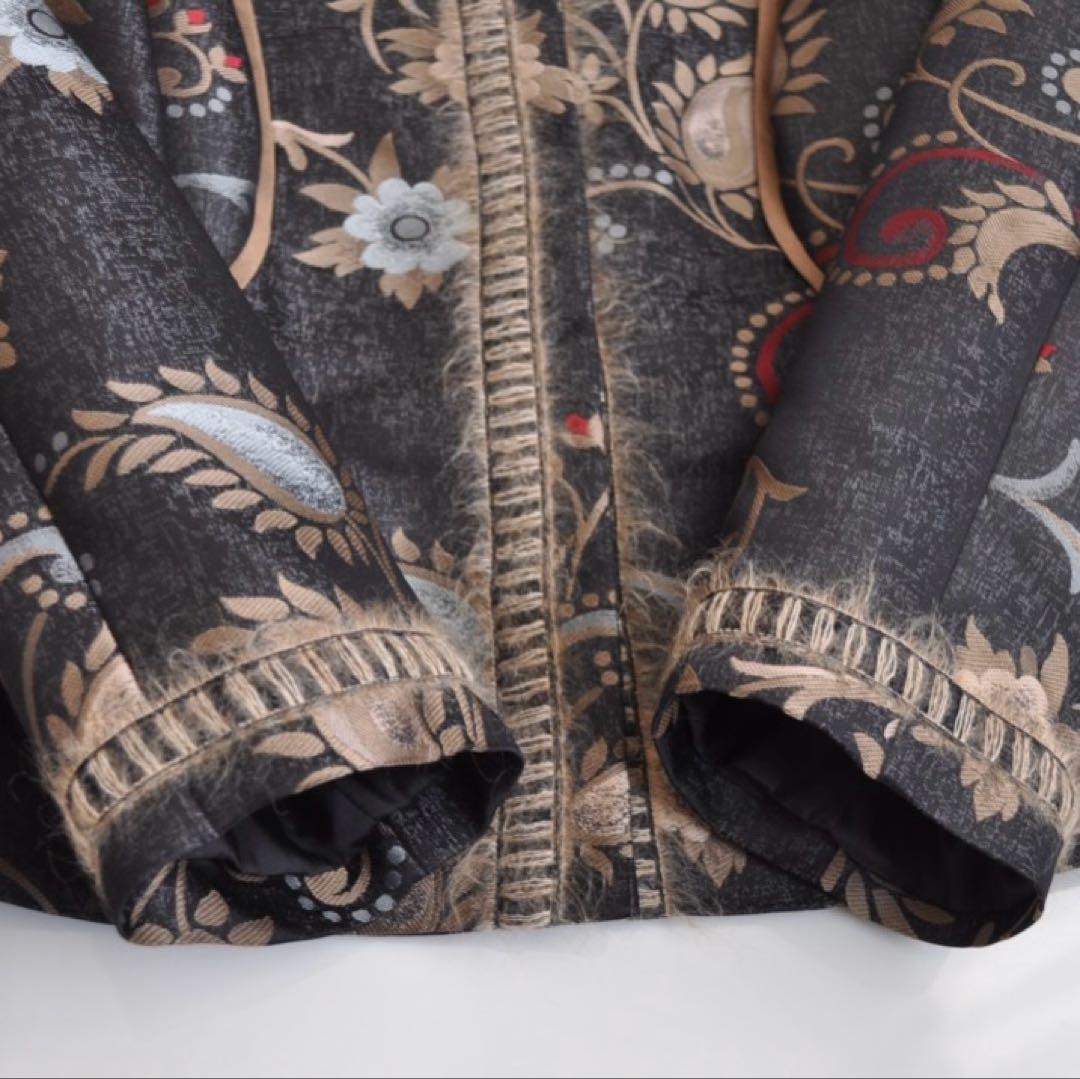 未使用 フィロソフィ ド アルベルタ フェレッティ ノーカラージャケット 花柄