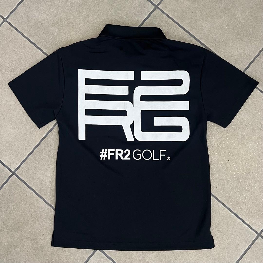 【新品】fr2 GOLF エフアールツーゴルフ　モックネック　半袖シャツ　S 黒