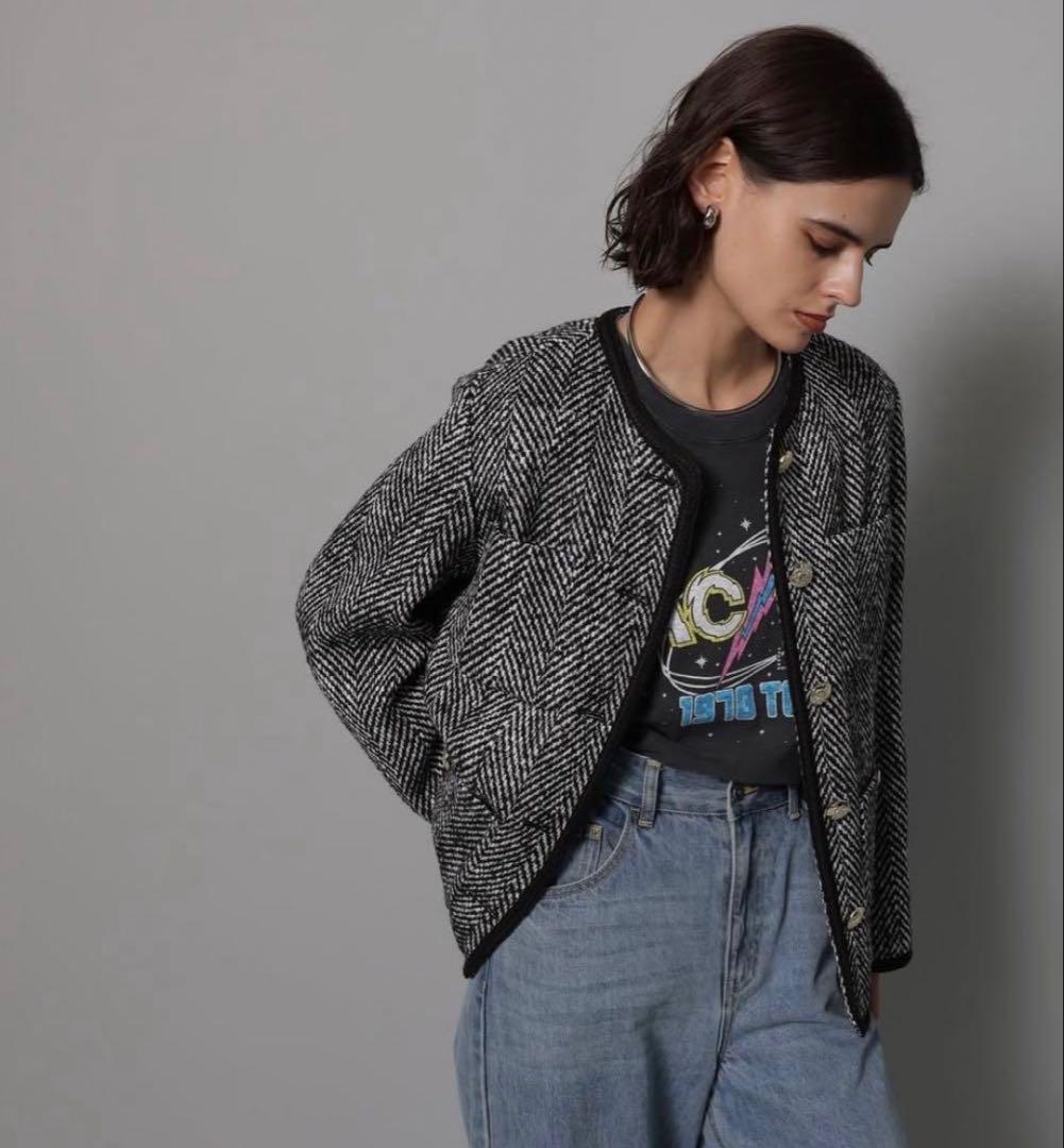 【CADUNE】ツイードジャケット