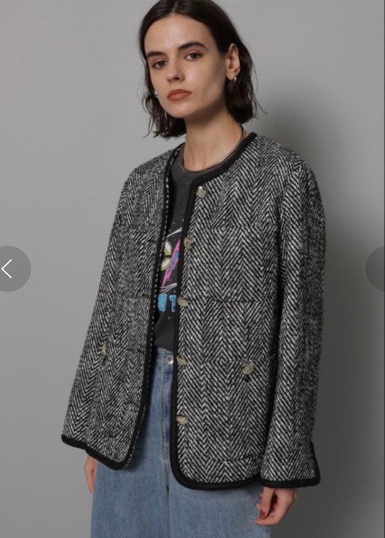 【CADUNE】ツイードジャケット