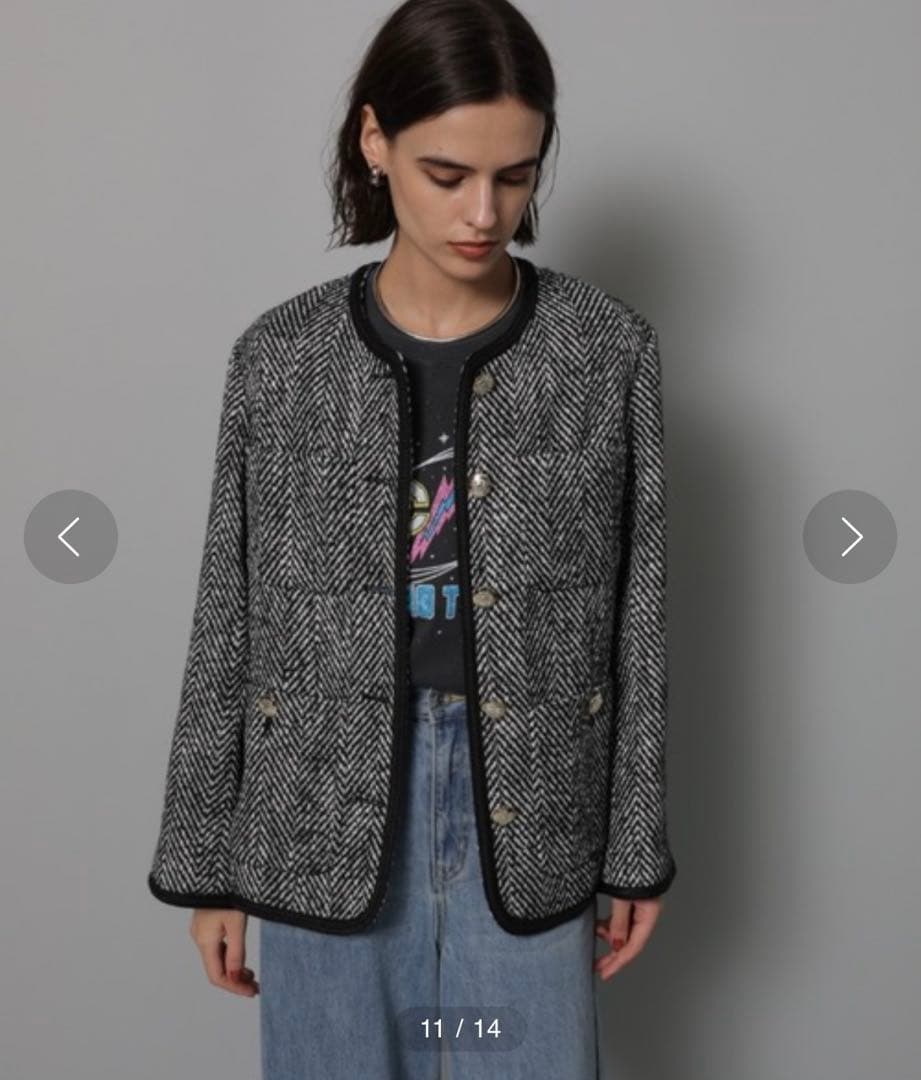 【CADUNE】ツイードジャケット