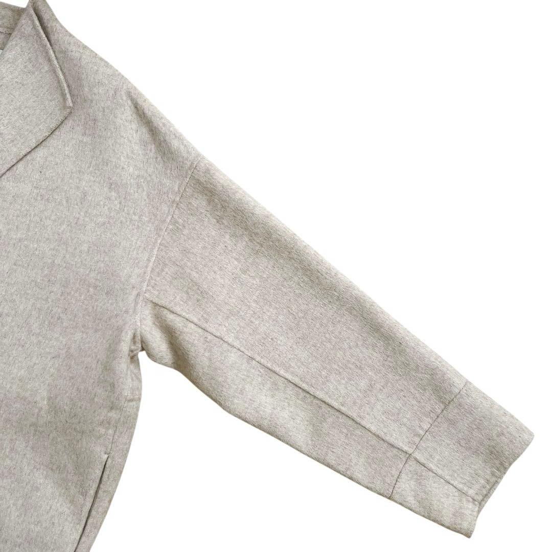 URBAN RESEARCH DOORS　ウールミドルガウンコート　ベージュ