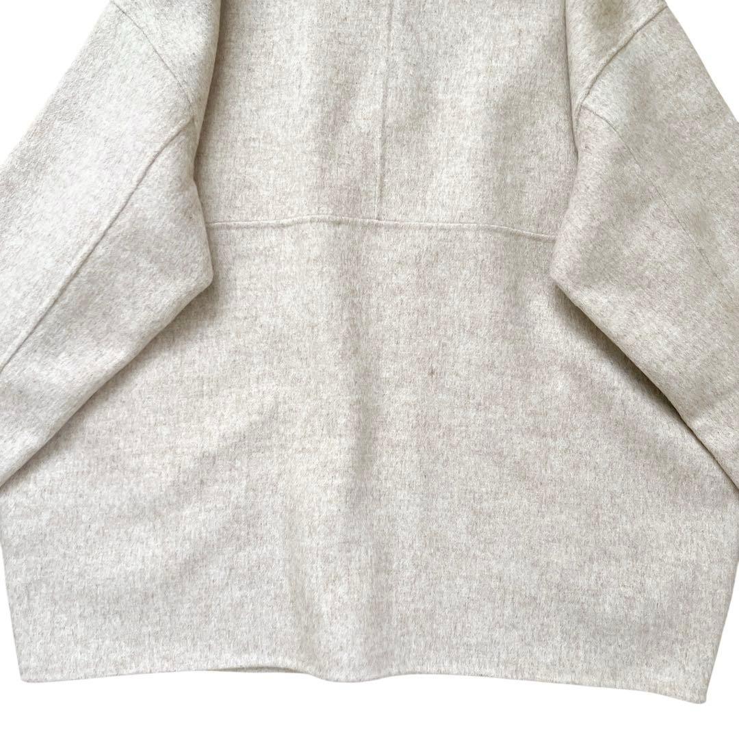 URBAN RESEARCH DOORS　ウールミドルガウンコート　ベージュ