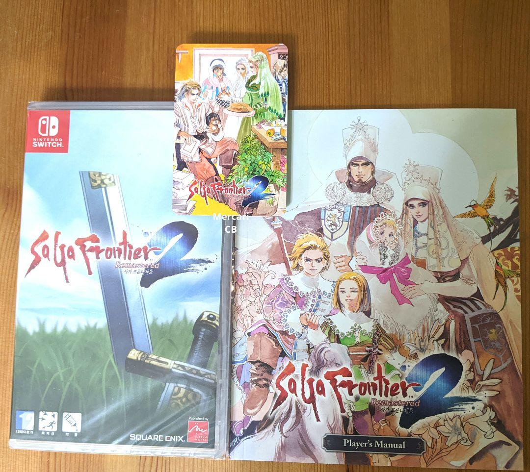 新品★プレイヤーズマニュアルサガフロンティア2リマスターSwitchパッケージ版