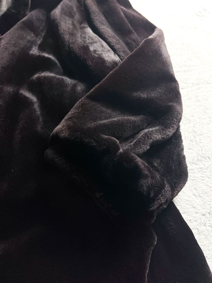 【SAGA MINK】サガ 銀タグ シェアードミンク ショールカラーハーフコート