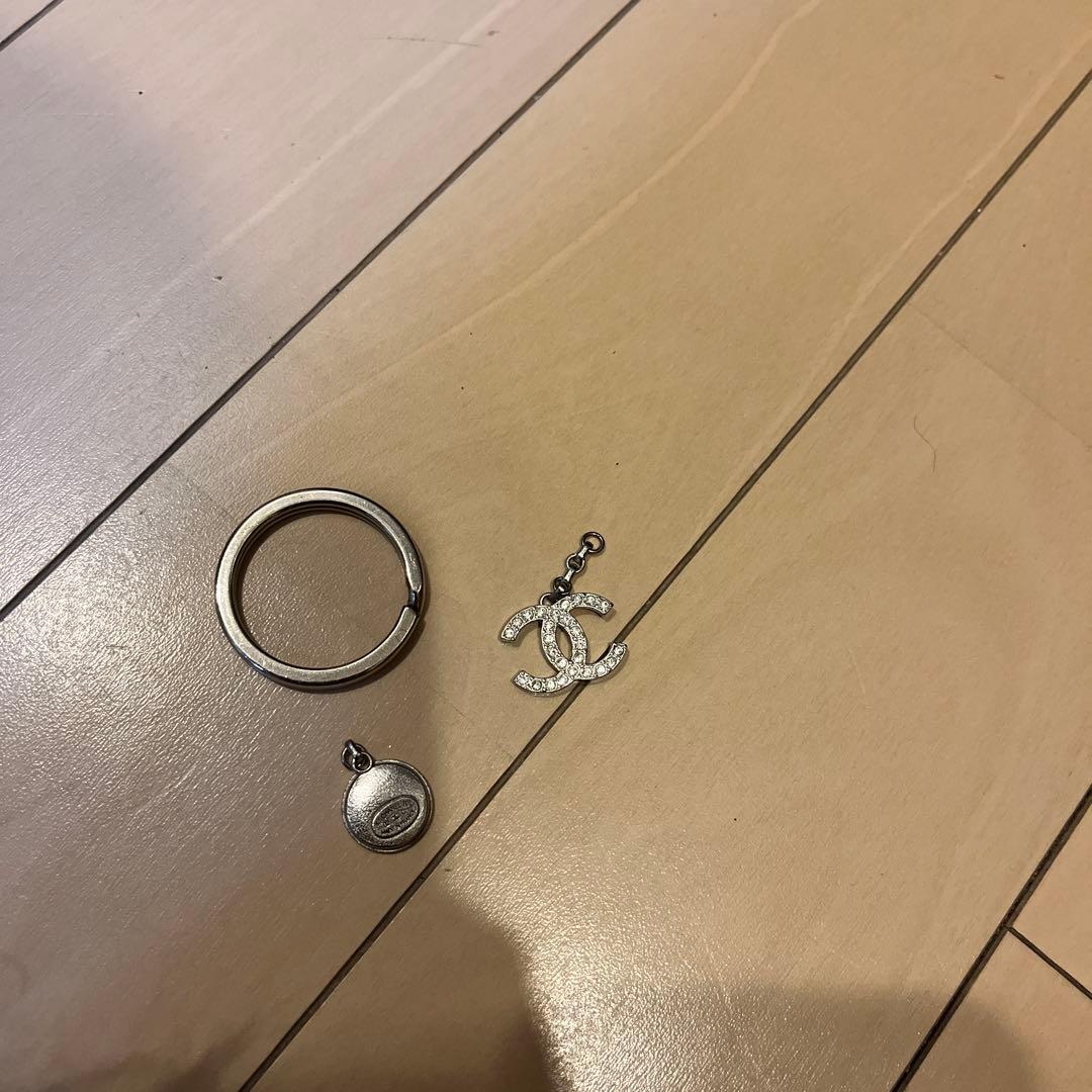 訳あり　正規品　CHANEL パーツ　ココマーク　ストーン