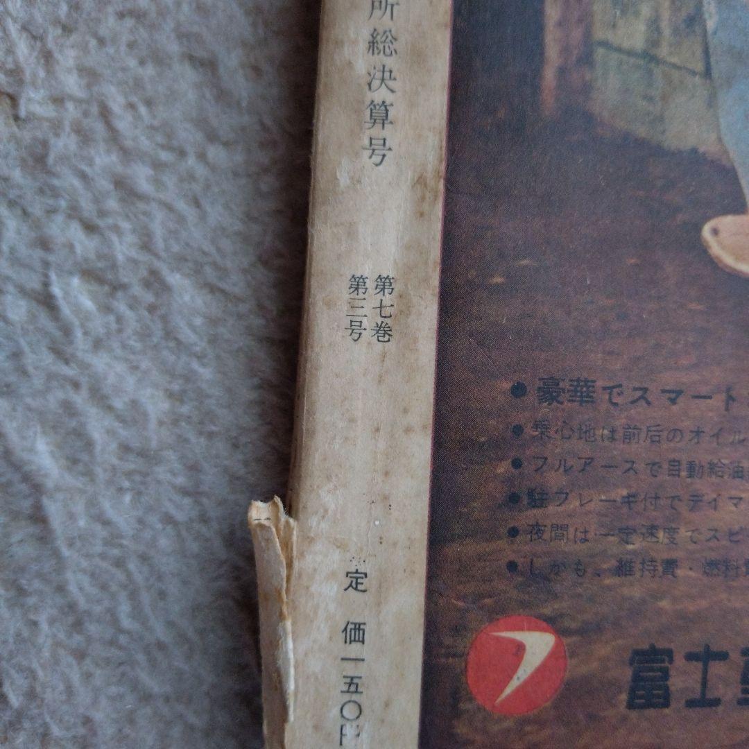 相撲　昭和33年初場所総決算号　増刊号