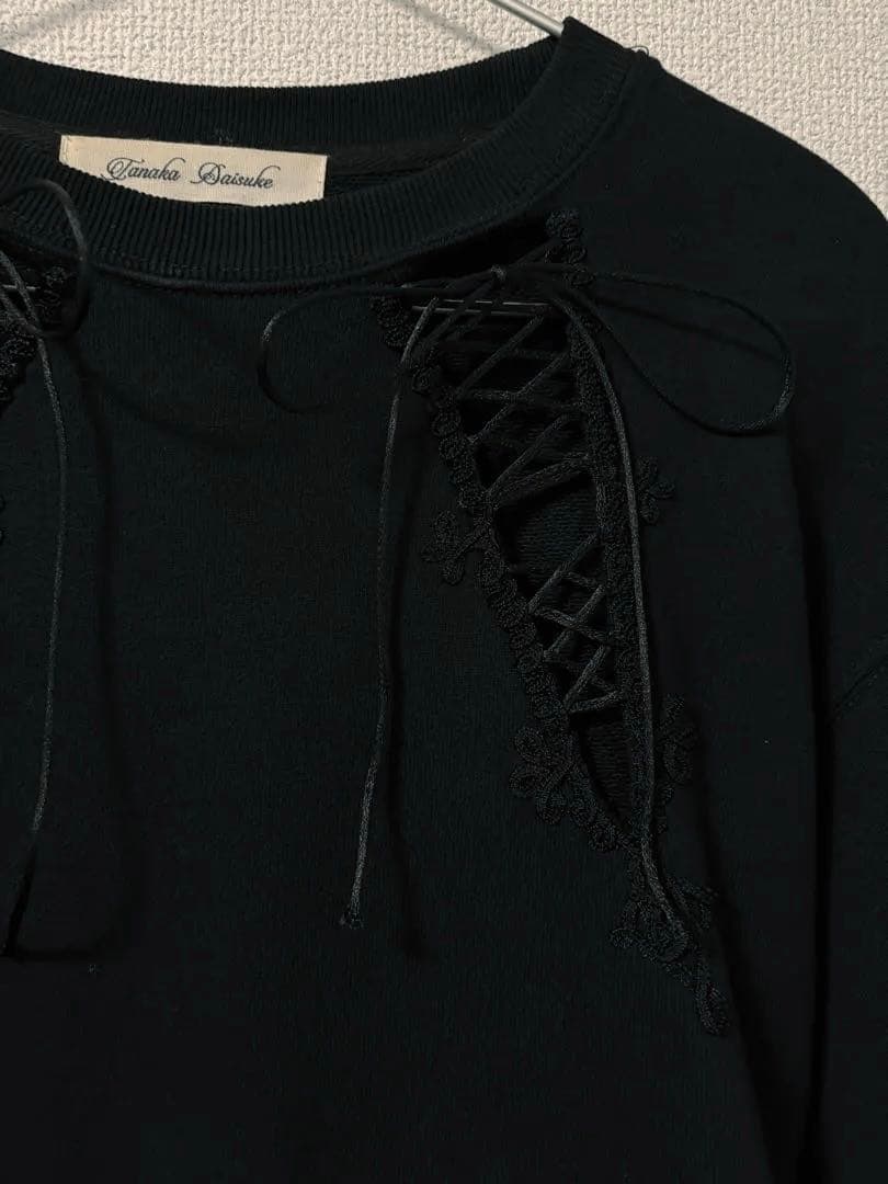 tanakadaisuke×STUDIOUS レースアッププルオーバー黒