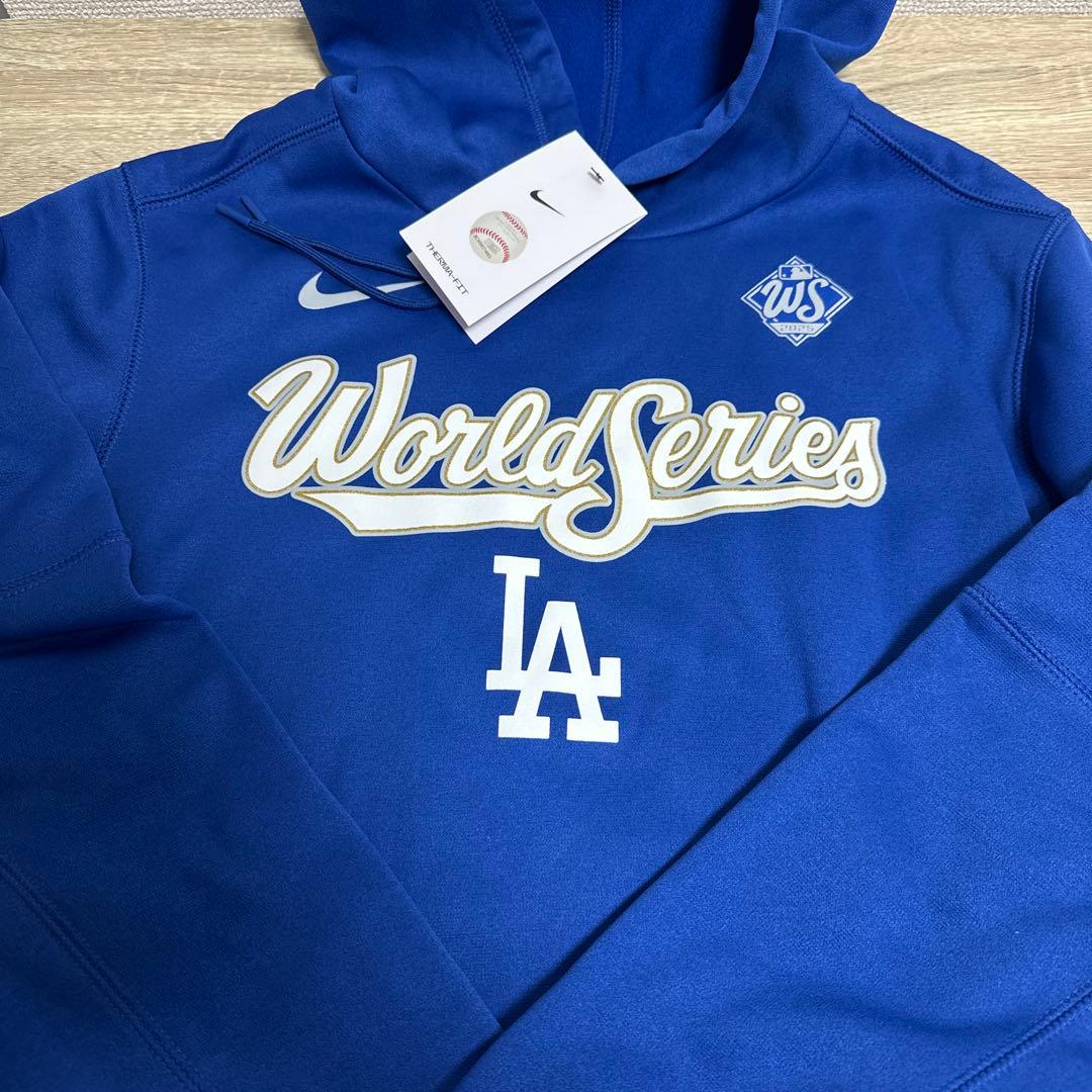 【セール】ロサンゼルス・ドジャース　ワールドシリーズ 選手着用パーカー