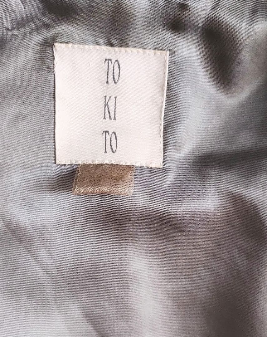 Harris Tweed ＊ TOKITO ウール100％ コート フード付き